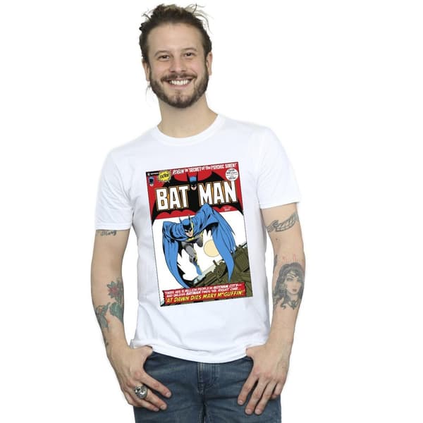 DC Comics Mens Running Batman Cover T-Shirt