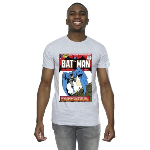 DC Comics Mens Running Batman Cover T-Shirt
