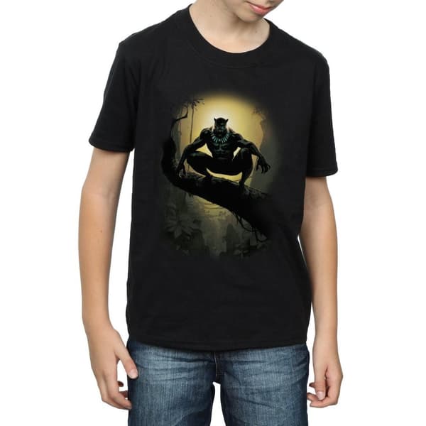 Marvel Black Panther Crouching T-shirt för pojkar