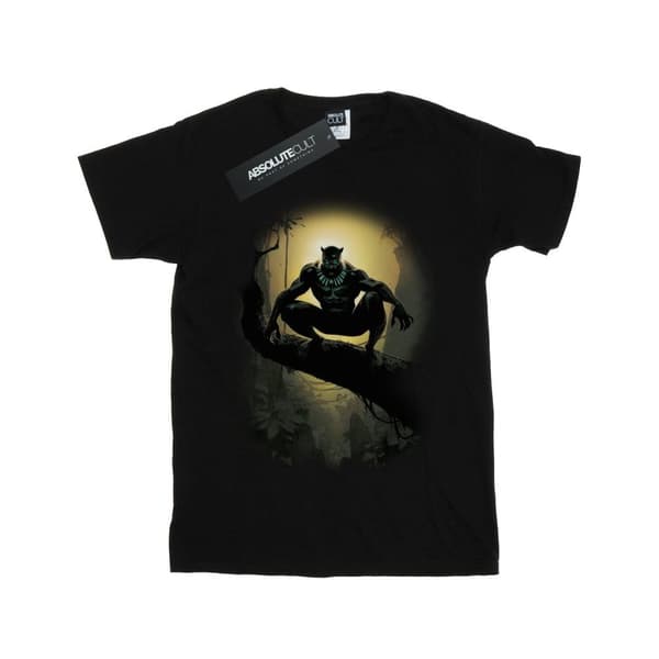 Marvel Black Panther Crouching T-shirt för pojkar Black 9-11 Years