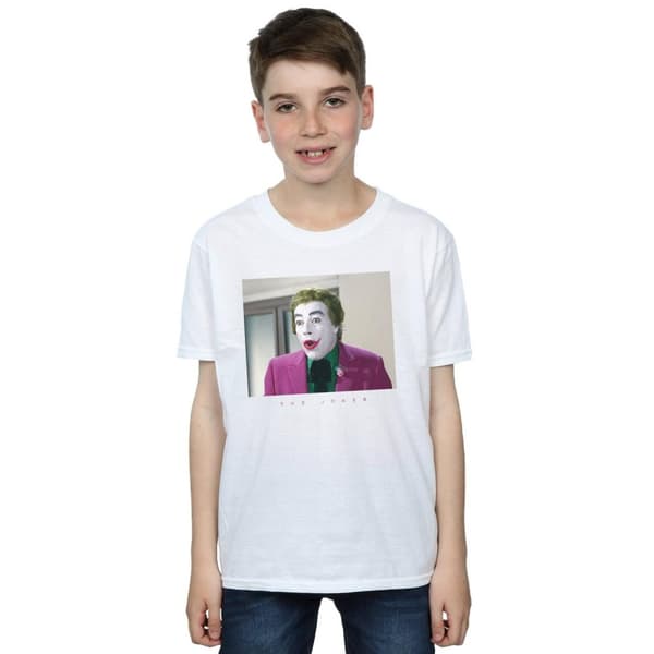 DC Comics Boys Batman TV Series Joker Photograph T-Shirt