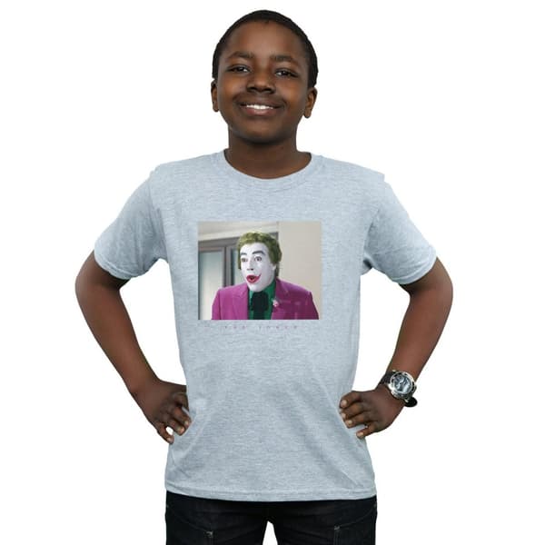 DC Comics Boys Batman TV Series Joker Photograph T-Shirt