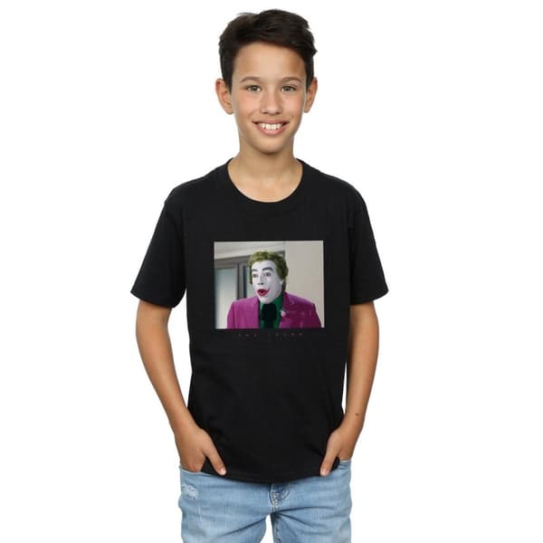 DC Comics Boys Batman TV Series Joker Photograph T-Shirt