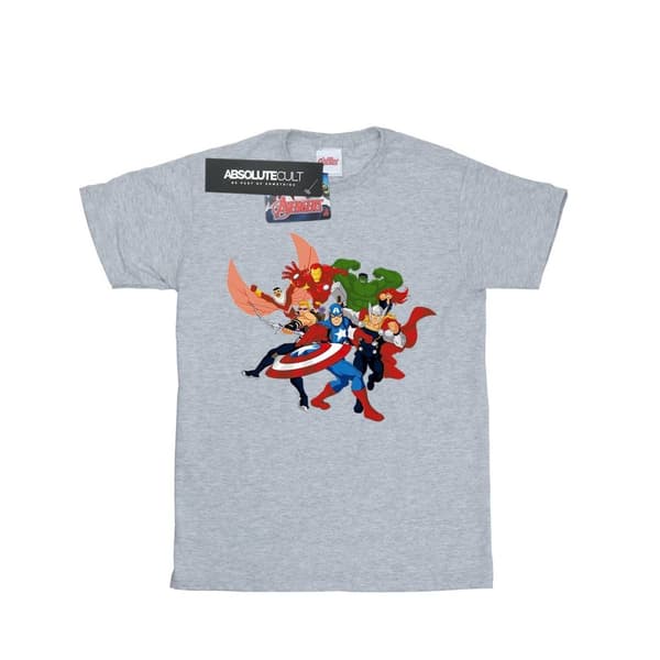 Marvel Mens Avengers Assemble Comic Team T-Shirt
