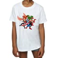 Miniatyrbild 3 av 5: Marvel T-shirt i bomull för flickor - Avengers Assemble Comic Team
