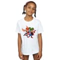 Miniatyrbild 2 av 5: Marvel T-shirt i bomull för flickor - Avengers Assemble Comic Team