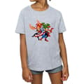 Miniatyrbild 3 av 5: Marvel T-shirt i bomull för flickor - Avengers Assemble Comic Team