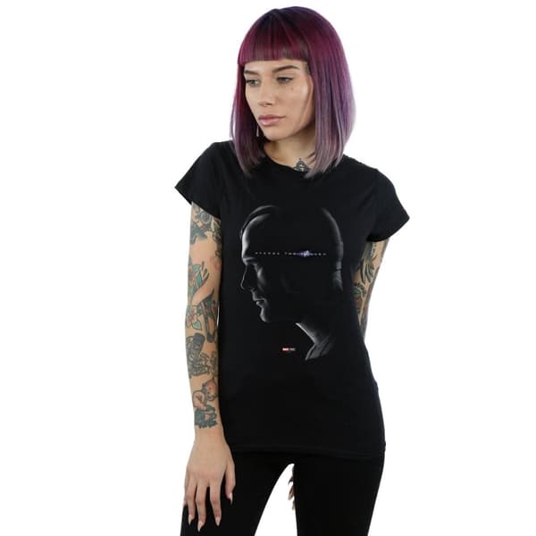 Marvel Womens/Ladies Avengers Endgame Avenge The Fallen Vision Cotton T-Shirt