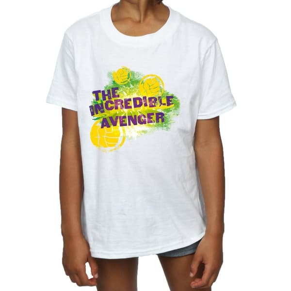 Marvel T-shirt i bomull för flickor - Hulk Incredible Avenger