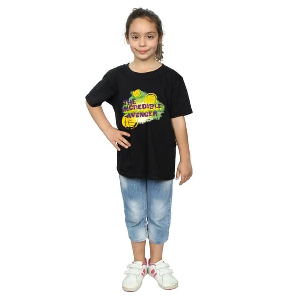 Marvel Girls Hulk Incredible Avenger Cotton T-Shirt
