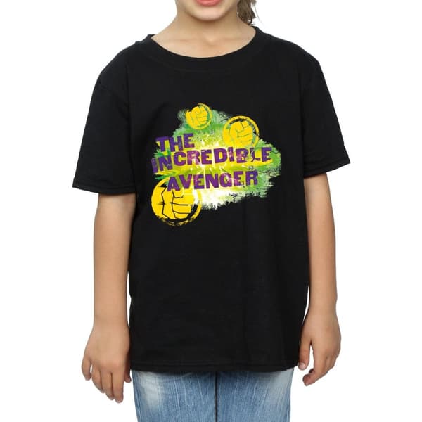 Marvel Girls Hulk Incredible Avenger Cotton T-Shirt