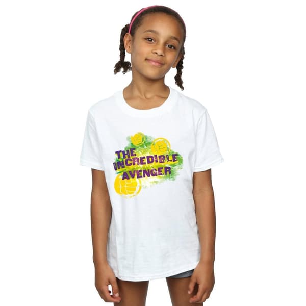 Marvel T-shirt i bomull för flickor - Hulk Incredible Avenger