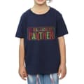 Miniatyrbild 3 av 5: Marvel Black Panther Tribal Logo T-shirt i bomull för flickor