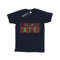 Miniatyrbild 1 av 5: Marvel Black Panther Tribal Logo T-shirt i bomull för flickor