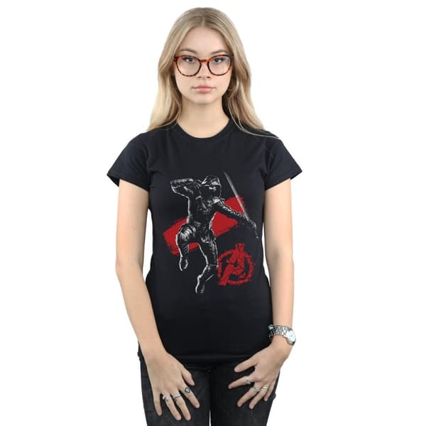 Marvel Dam/Tjej Avengers Endgame Mono Ronin T-shirt i bomull