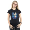 Miniatyrbild 2 av 5: Marvel Dam/Tjej - Iron Man - T-shirt i bomull med tryck på huvudet