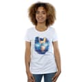 Miniatyrbild 2 av 5: Marvel Dam/Tjej - Iron Man - T-shirt i bomull med tryck på huvudet