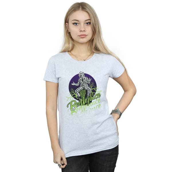 Beetlejuice Womens/Ladies Faded Pose Cotton T-Shirt