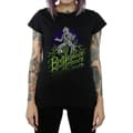 Miniatyrbild 3 av 5: Beetlejuice Faded Pose - bomulls-T-shirt för kvinnor/damer