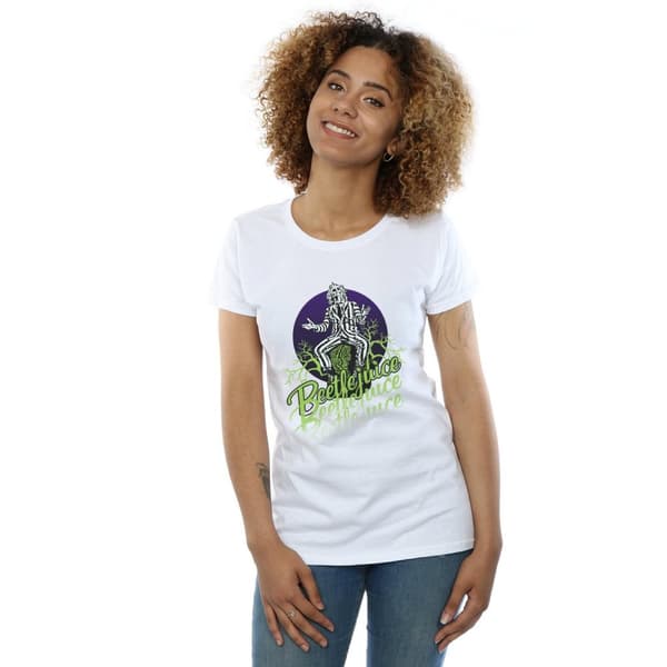 Beetlejuice Womens/Ladies Faded Pose Cotton T-Shirt