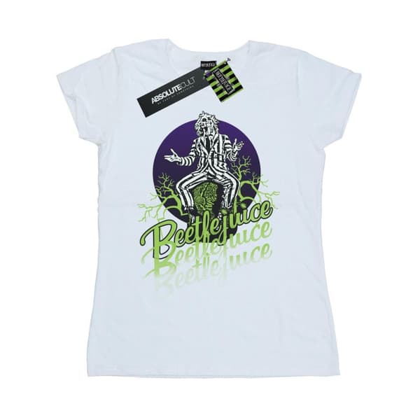 Beetlejuice Womens/Ladies Faded Pose Cotton T-Shirt