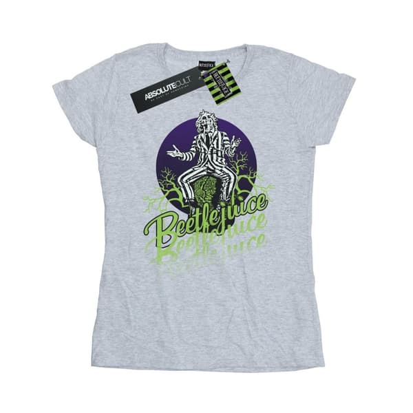 Beetlejuice Womens/Ladies Faded Pose Cotton T-Shirt