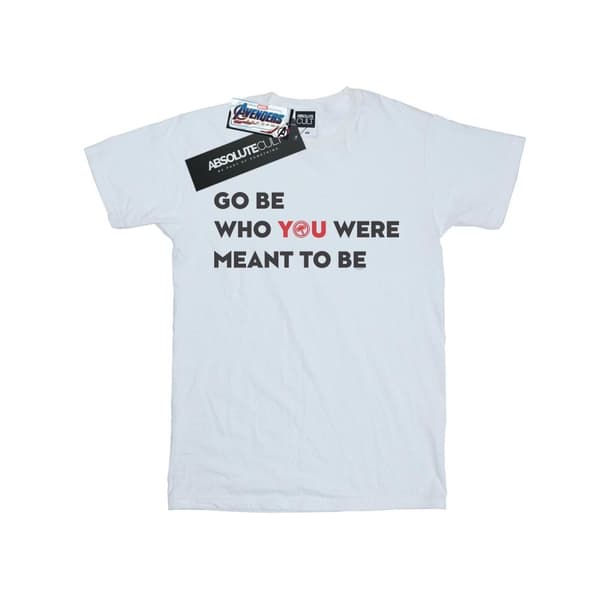 Marvel Girls Avengers Endgame Be Who You Were Meant To Be Cotton T-Shirt