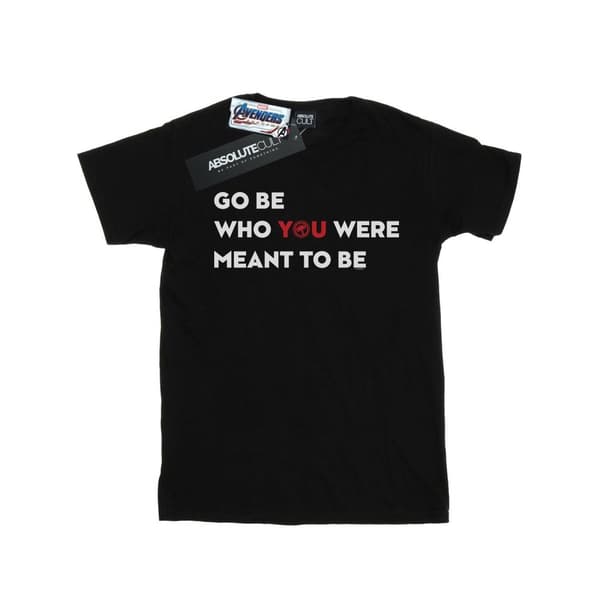 Marvel Girls Avengers Endgame Be Who You Were Meant To Be Cotton T-Shirt