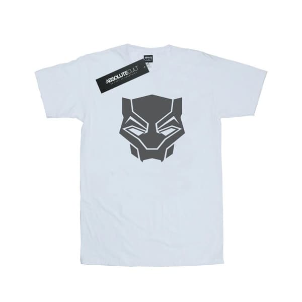 Marvel Womens/Ladies Black Panther Black On Black Cotton Boyfriend T-Shirt
