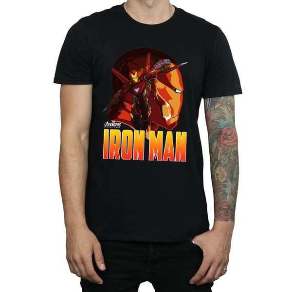 Marvel Mens Avengers Infinity War Iron Man Character T-shirt