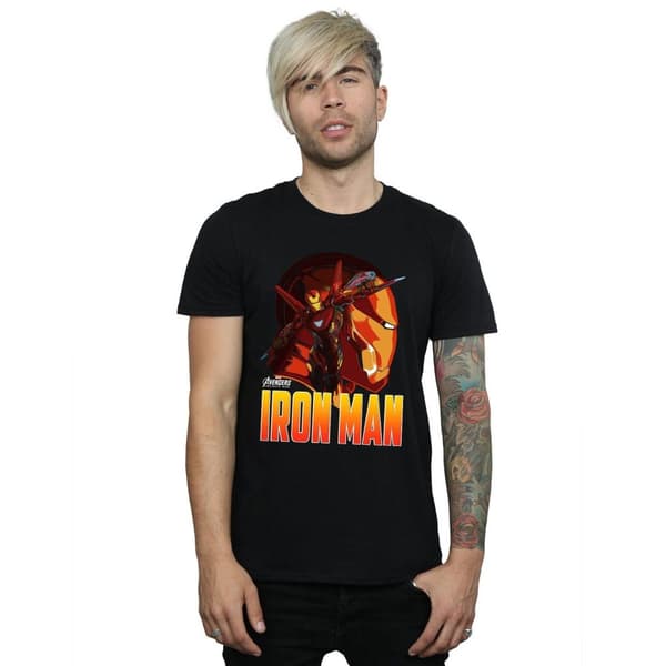 Marvel Mens Avengers Infinity War Iron Man Character T-shirt
