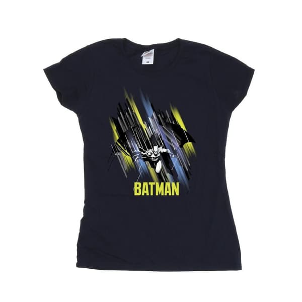 DC Comics Womens/Ladies Batman Flying Batman Cotton T-Shirt