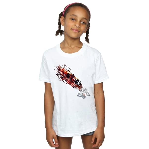 Marvel Girls Iron Man Shooting Burst Cotton T-Shirt