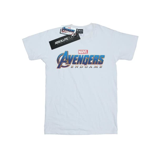 Marvel Womens/Ladies Avengers Endgame Logo Cotton Boyfriend T-Shirt
