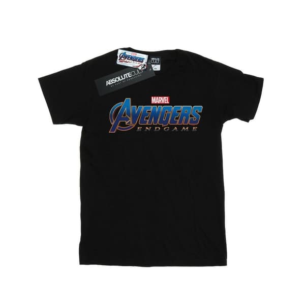 Marvel Womens/Ladies Avengers Endgame Logo Cotton Boyfriend T-Shirt