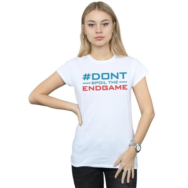 Marvel Dam/Tjej Avengers Endgame Don´t Spoil The Endgame - Bomulls-T-shirt