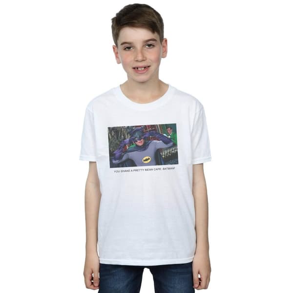 DC Comics Boys Batman TV Series Mean Cape T-Shirt
