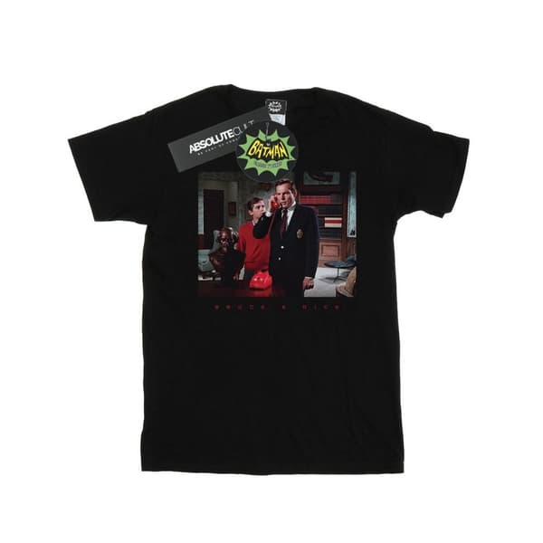 DC Comics Batman TV Series Bruce & Dick Photo T-shirt för herrar