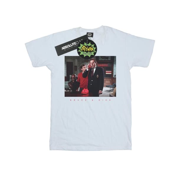 DC Comics Batman TV Series Bruce & Dick Photo T-shirt för herrar