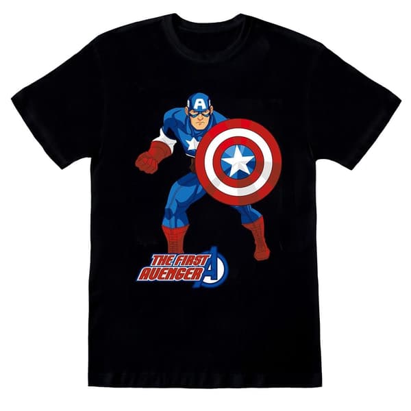 Marvel Boys Captain America The First Avenger T-Shirt