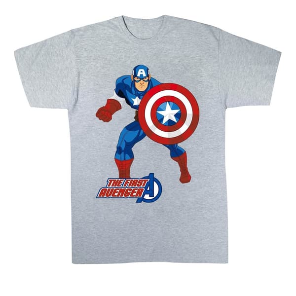 Marvel Boys Captain America The First Avenger T-Shirt