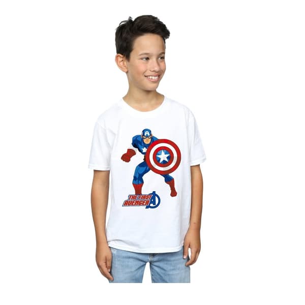 Marvel Pojkar - Captain America The First Avenger T-shirt