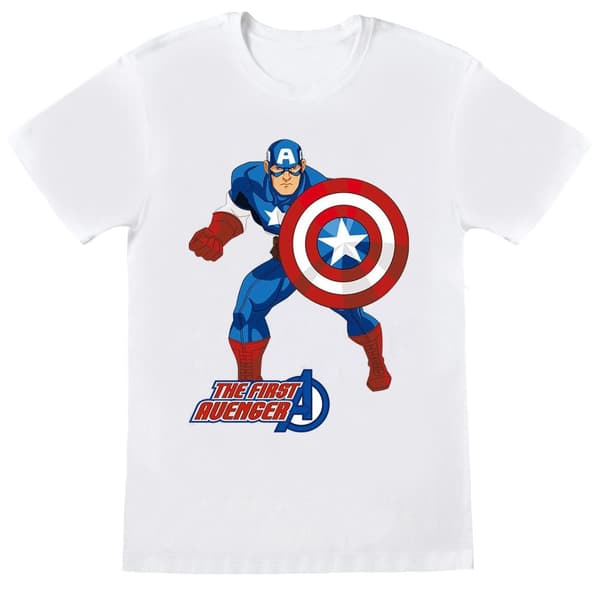 Marvel Boys Captain America The First Avenger T-Shirt