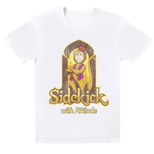 Disney T-shirt i bomull för flickor - Aladdin-filmen Abu Sidekick With Attitude