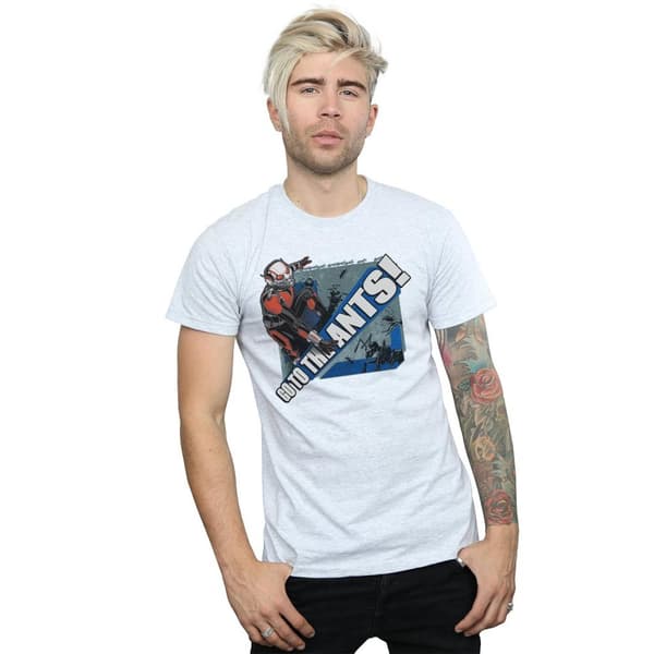 Marvel Mens Ant-Man Go To The Ants T-Shirt