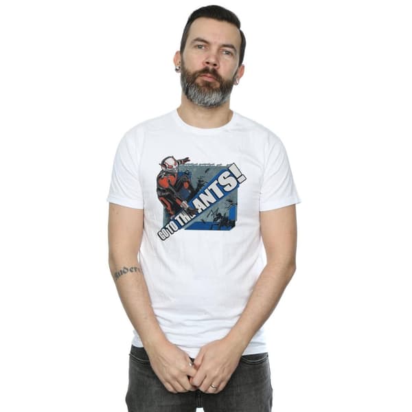 Marvel Mens Ant-Man Go To The Ants T-Shirt