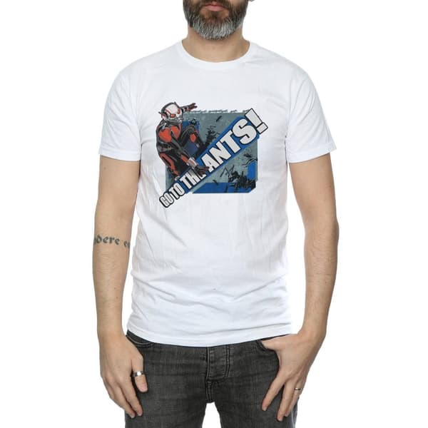 Marvel Mens Ant-Man Go To The Ants T-Shirt