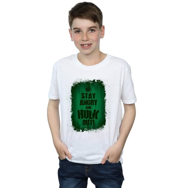 Marvel T-shirt för pojkar - Hulk Stay Angry