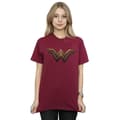 Pikkukuva 2 / 3: DC Comics Womens/Ladies Wonder Woman Logo Cotton Boyfriend T-Shirt