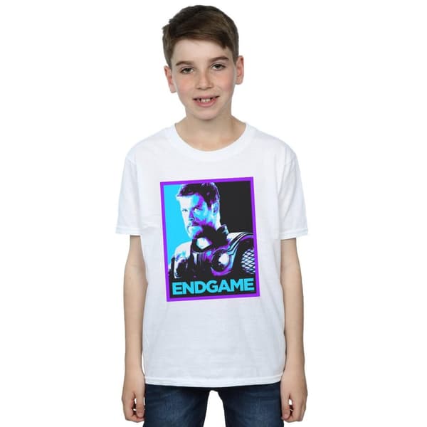 Marvel Pojkar Avengers Endgame Thor Poster T-shirt